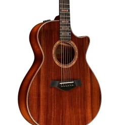 Taylor Custom Redwood-Figured Hawaiian Koa Grand Concert Acoustic-Electric Guitar Shaded Edge Burst