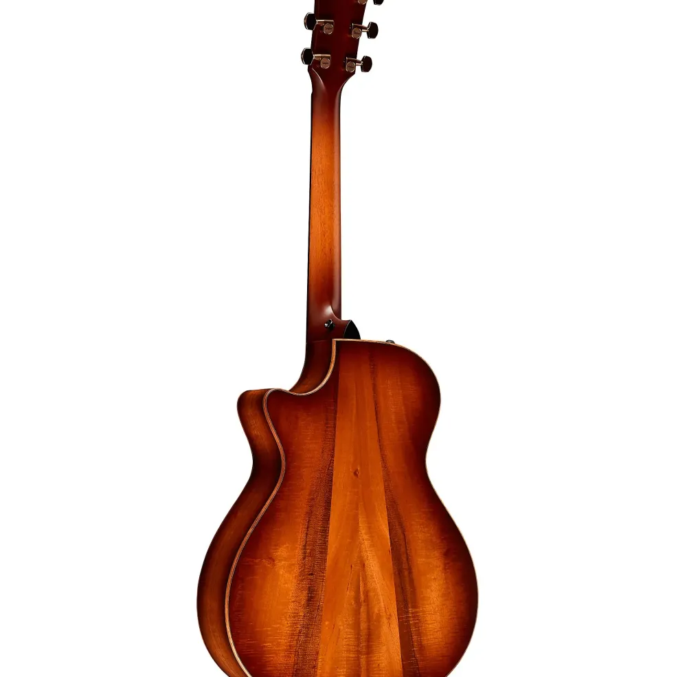 Taylor Custom Redwood-Figured Hawaiian Koa Grand Concert Acoustic-Electric Guitar Shaded Edge Burst