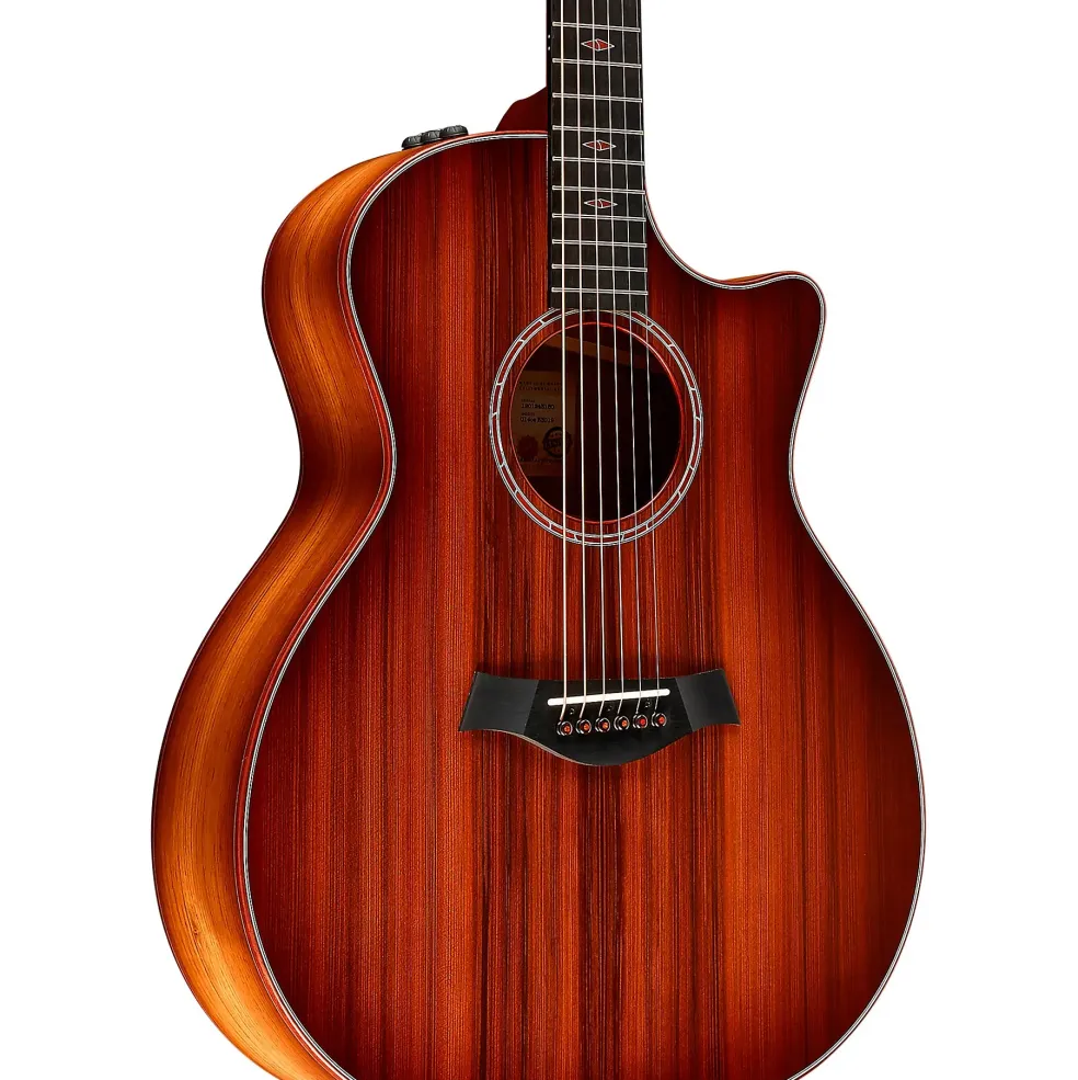 Taylor Custom Redwood-Honduran Rosewood Grand Auditorium Acoustic-Electric Guitar Light Shaded Edge Burst