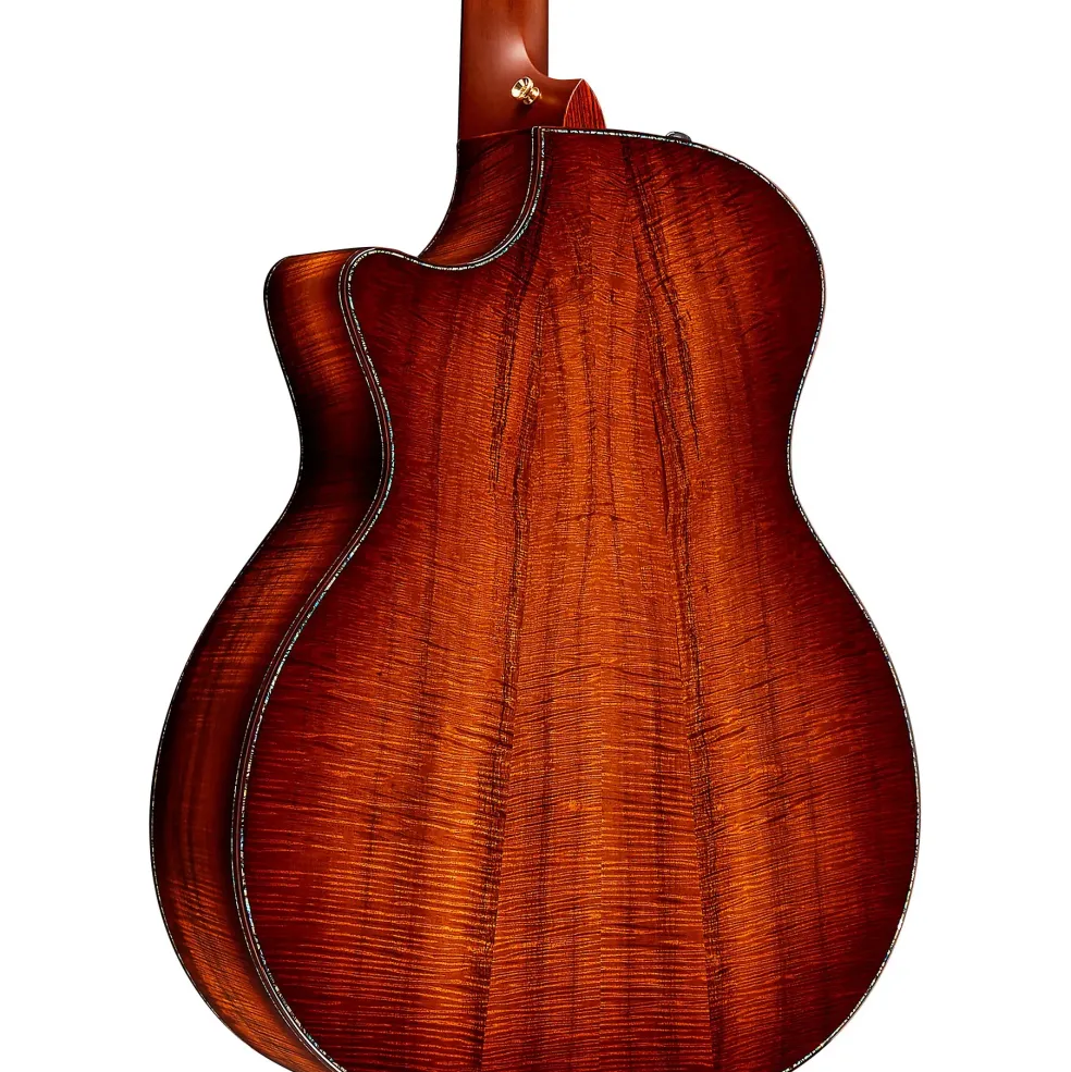 Taylor Custom Redwood-Master Grade Koa Grand Auditorium Acoustic-Electric Guitar Shaded Edge Burst