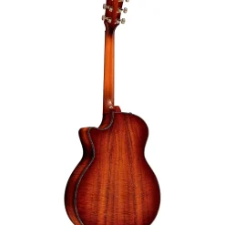 Taylor Custom Redwood-Master Grade Koa Grand Auditorium Acoustic-Electric Guitar Shaded Edge Burst