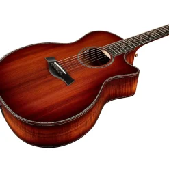 Taylor Custom Redwood-Master Grade Koa Grand Auditorium Acoustic-Electric Guitar Shaded Edge Burst