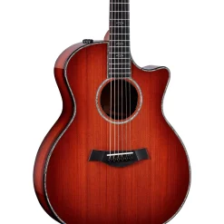 Taylor Custom Sinker Redwood-Red Ironbark Grand Auditorium Acoustic-Electric Guitar Shaded Edge Burst