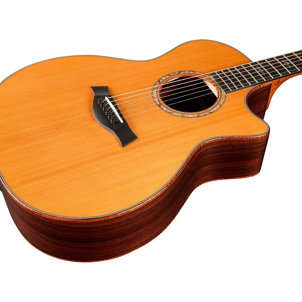 Taylor Custom Torrefied Spruce-Rosewood Grand Auditorium Acoustic-Electric Guitar Aged Toner