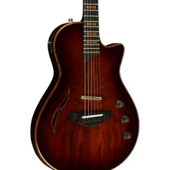 Taylor Custom T5z Figured Walnut-Urban Ash Acoustic-Electric Guitar Shaded Edge Burst
