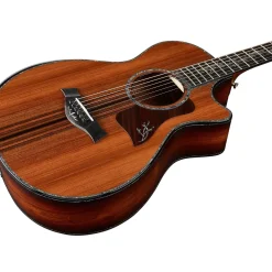 Taylor PS12ce 12-Fret Grand Concert Acoustic-Electric Guitar Shaded Edge Burst