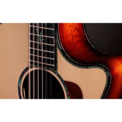 Taylor PS54ce 12-String Grand Auditorium Acoustic Electric Guitar Shaded Edge Burst