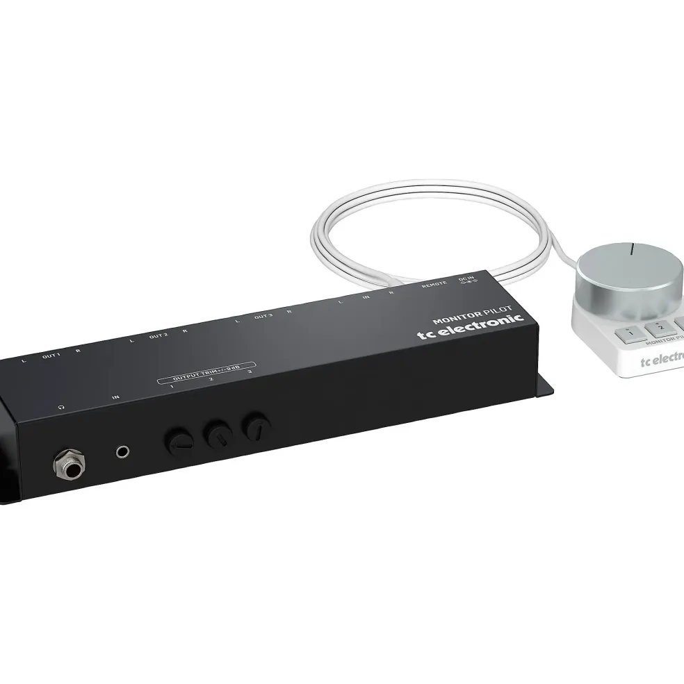 TC Electronic Monitor Pilot Multi-Monitor Switching Control Station with Elegant Desktop Controller and Calibrated Listening