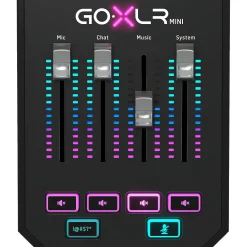 TC Helicon GoXLR Mini - Mixer and USB Audio Interface for Streamers, Gamers and Podcasters