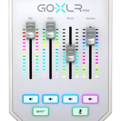 TC Helicon GoXLR Mini USB Streaming Mixer with USB/Audio Interface - White