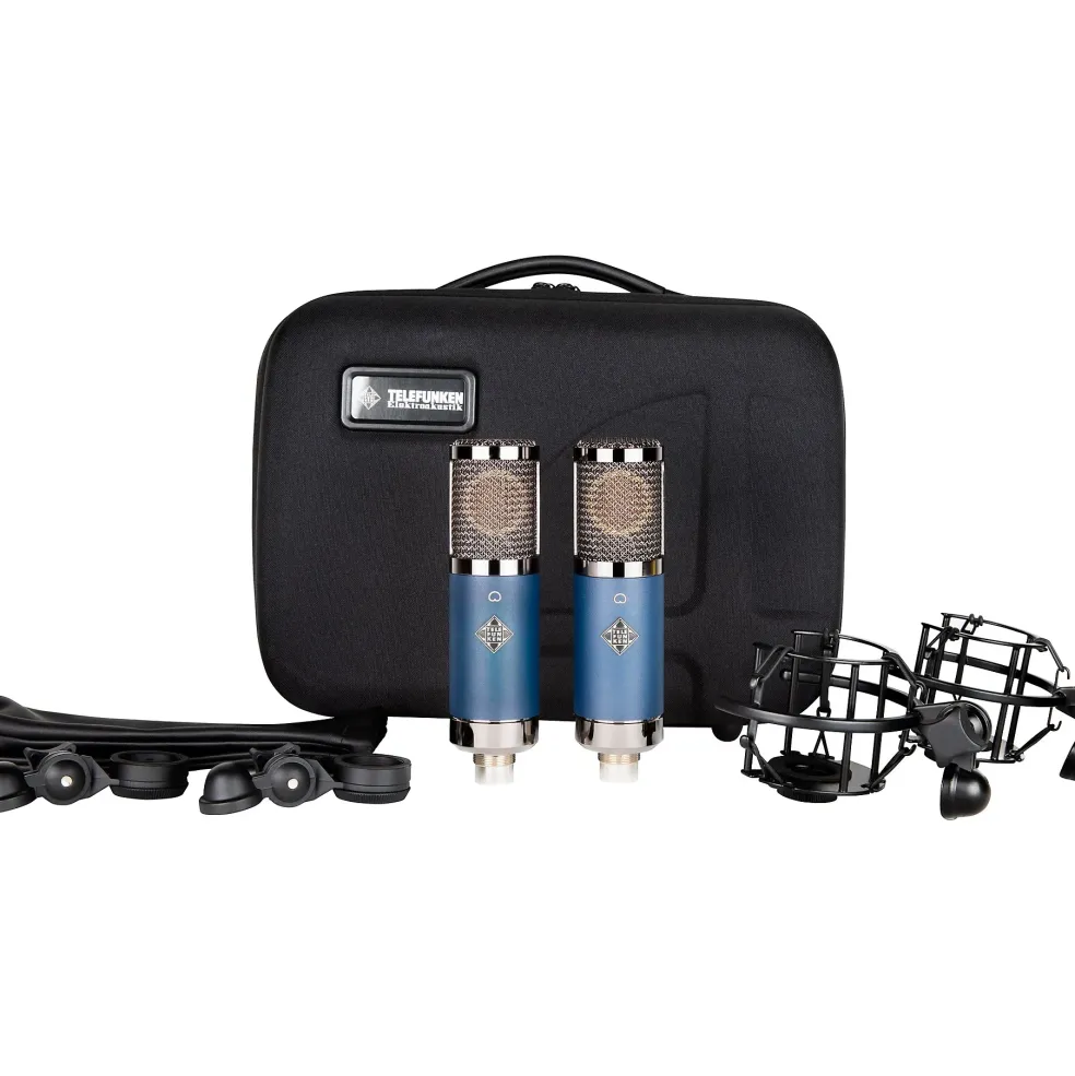 TELEFUNKEN TF11 FET Stereo Set Large Diaphragm Condenser Microphone