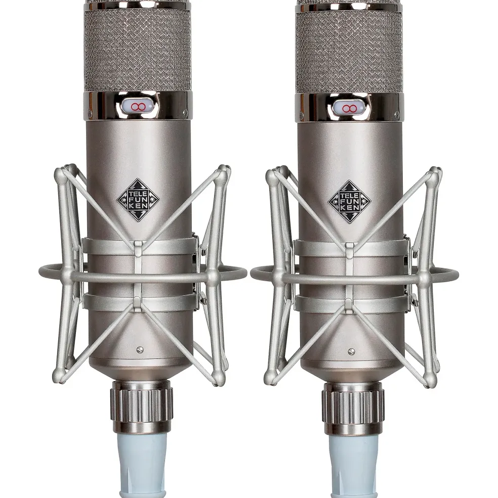 TELEFUNKEN U48 Stereo Set Tube Condenser Microphones Eith VF14K Tubes
