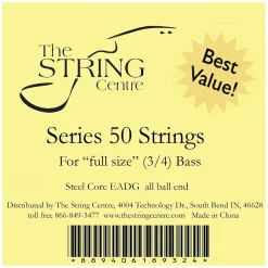 The String Centre Series 50 Double Bass String Set 1/2 Size set