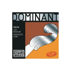 Thomastik Dominant 4/4 Size Violin Strings 4/4 Set, Wound E String, Ball End