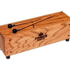 Timber Drum Company Slit Tongue Log Drum with Mallets