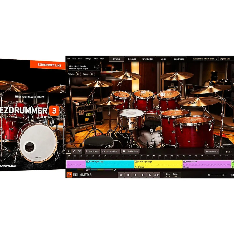 Toontrack EZdrummer 3 Virtual Drum Software