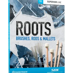 Toontrack Roots Brushes, Rods & Mallets SDX Expansion Pack