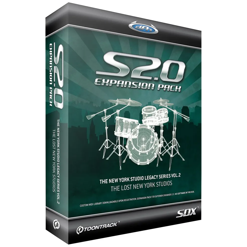 Toontrack Vol. 2 SDX Superior 2.0 Expansion Software Download