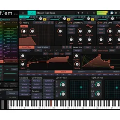 Tracktion F'em FM Synthesizer Plug-In