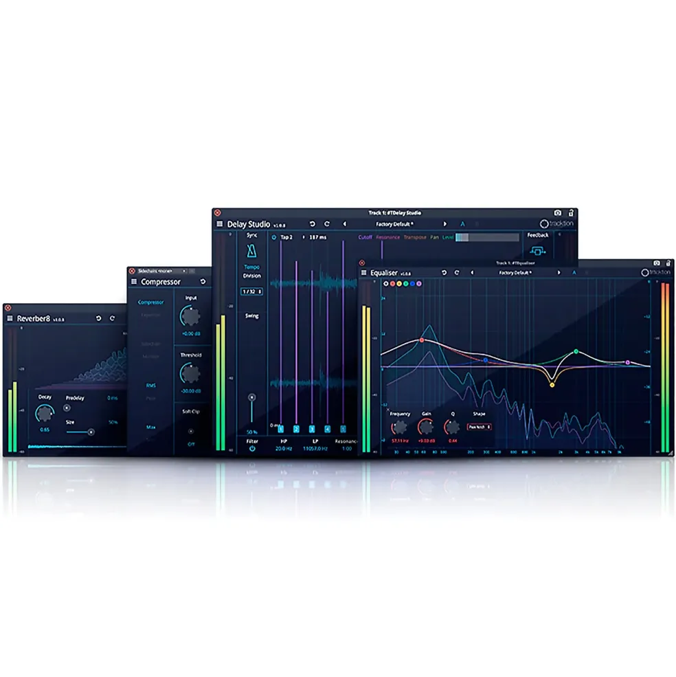 Tracktion Waveform Pro 12 + Studio Content Software Bundle