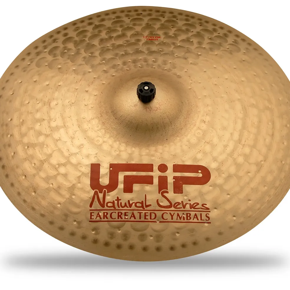 UFIP Natural Series Crash Cymbal 17 in.