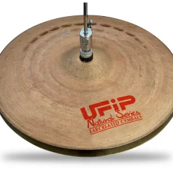 UFIP Natural Series Light Hi-Hat Cymbals 15 in.
