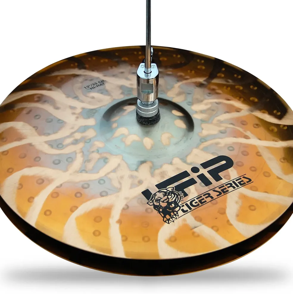 UFIP Tiger Series Hi-Hat Cymbals 13 in.