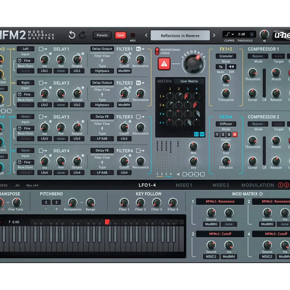 U-He More Feedback Machine 2 Software Download