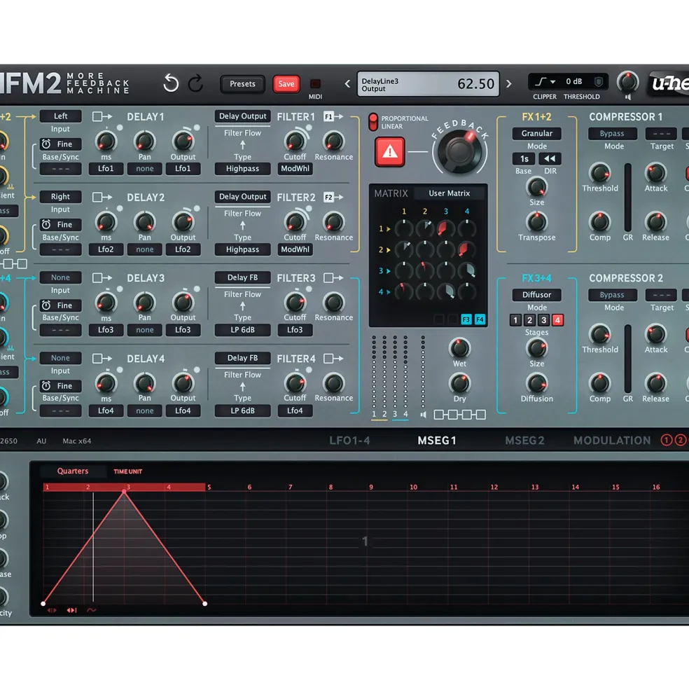 U-He More Feedback Machine 2 Software Download