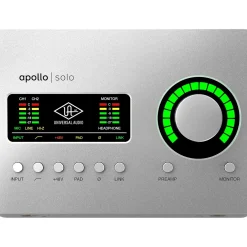 Universal Audio Apollo Solo Heritage Edition Interface With Shure SM7B, SRH 440 and Mic Cable
