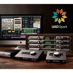 Universal Audio Apollo Solo Heritage Edition Interface With Shure SM7B, SRH 440 and Mic Cable