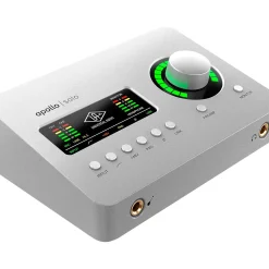 Universal Audio Apollo Solo Thunderbolt With Harbinger Studio Monitor Pair, Stands & Cables SM508