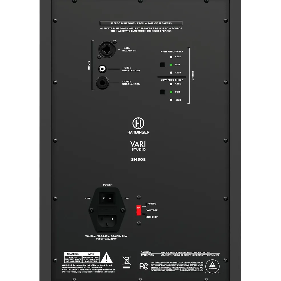Universal Audio Apollo Solo Thunderbolt With Harbinger Studio Monitor Pair, Stands & Cables SM508