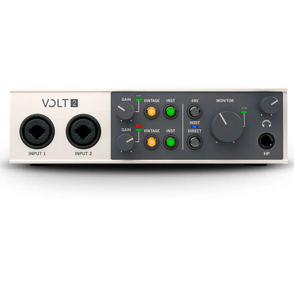 Universal Audio Volt 2 USB Recording Studio Audio Interface