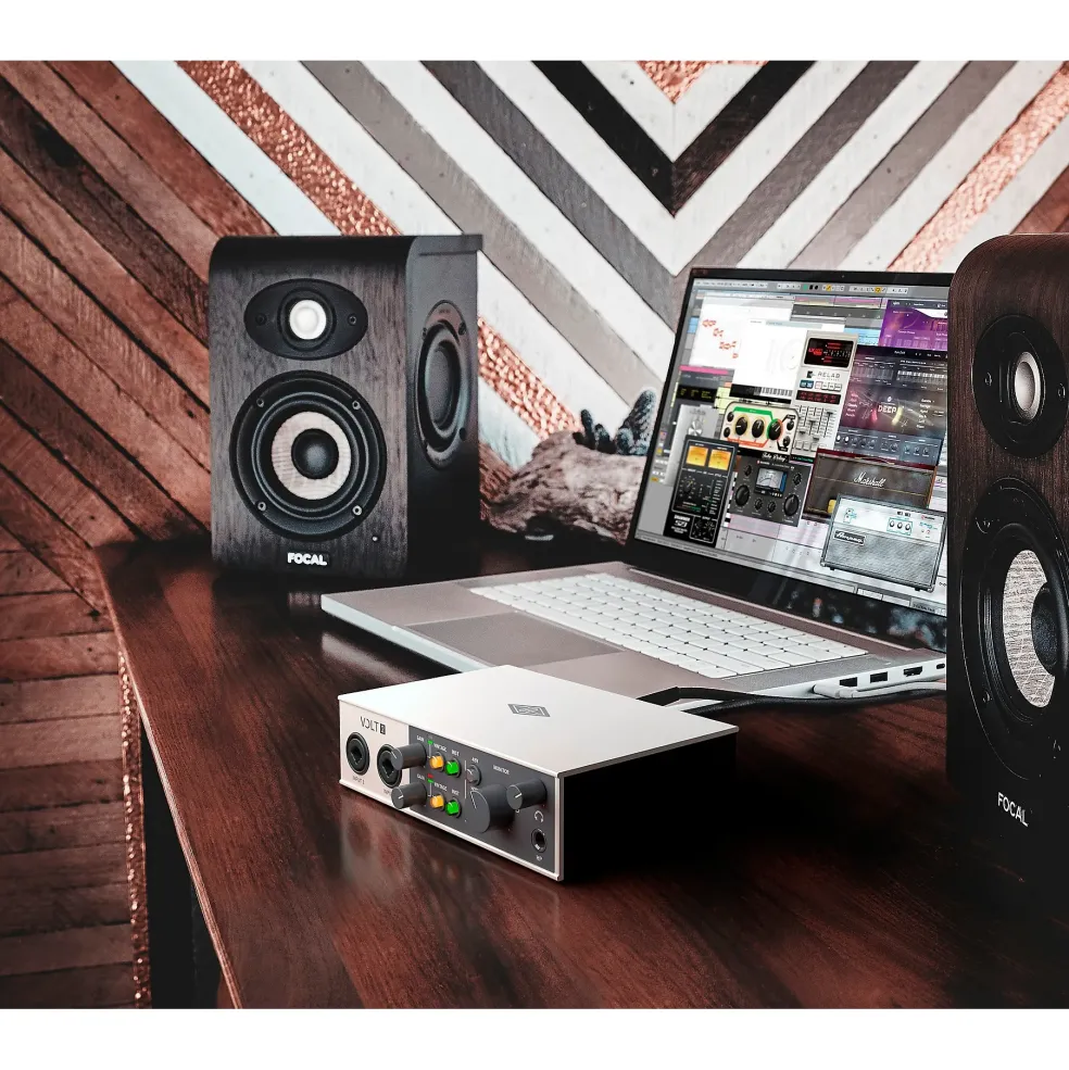 Universal Audio Volt 2 USB Recording Studio Audio Interface