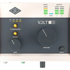 Universal Audio Volt 176 with KRK ROKIT G5 Studio Monitor Pair (Stands & Cables Included) ROKIT 5