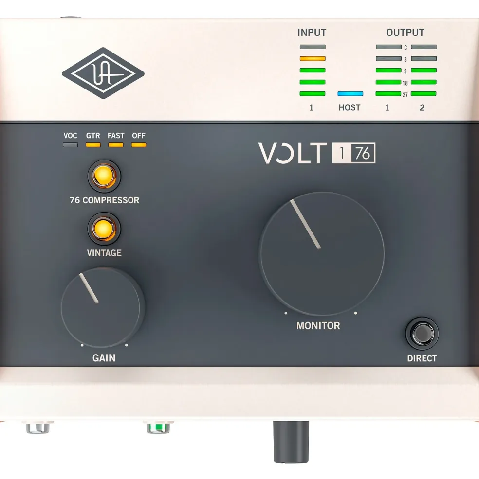 Universal Audio Volt 176 with KRK ROKIT G5 Studio Monitor Pair (Stands & Cables Included) ROKIT 5