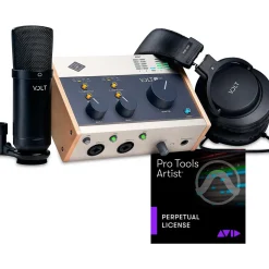Universal Audio Volt Studio Bundle with AVID Pro Tools Artist Perpetual Volt 276 Studio Bundle