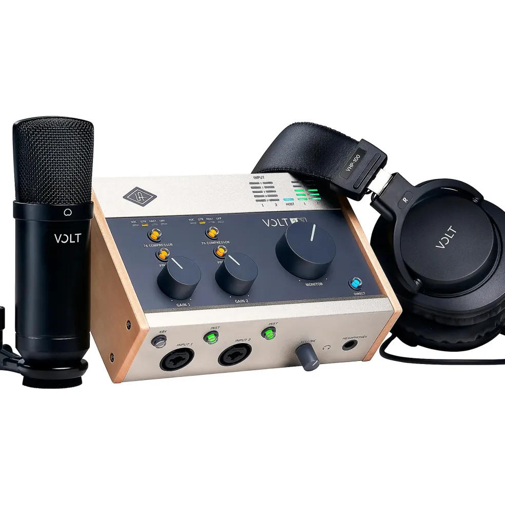 Universal Audio Volt Studio Bundle with AVID Pro Tools Artist Perpetual Volt 276 Studio Bundle