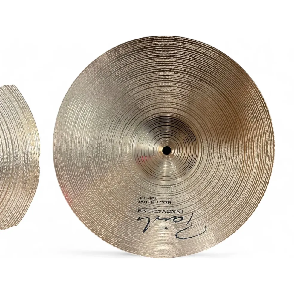 Used 2001 Paiste 14in INNOVATIONS HEAVY HI HATS Cymbal
