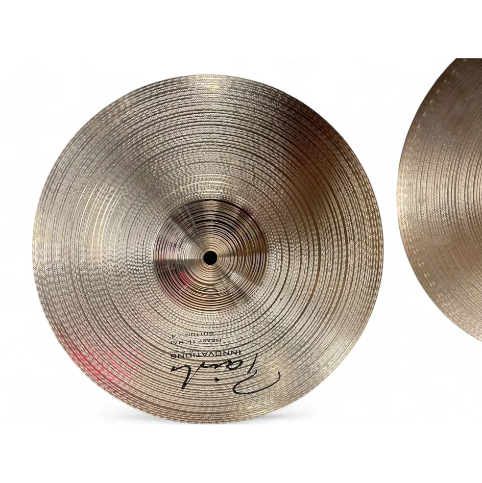 Used 2001 Paiste 14in INNOVATIONS HEAVY HI HATS Cymbal