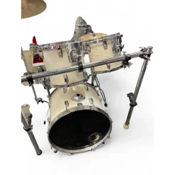 Used 2000 TAMA 8 Piece SWINGSTAR Alpine White Drum Kit