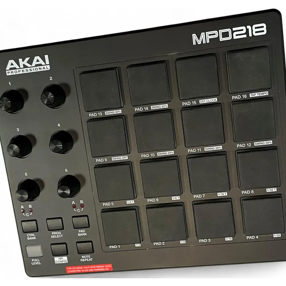 Used Akai Professional MPD218 MIDI Controller