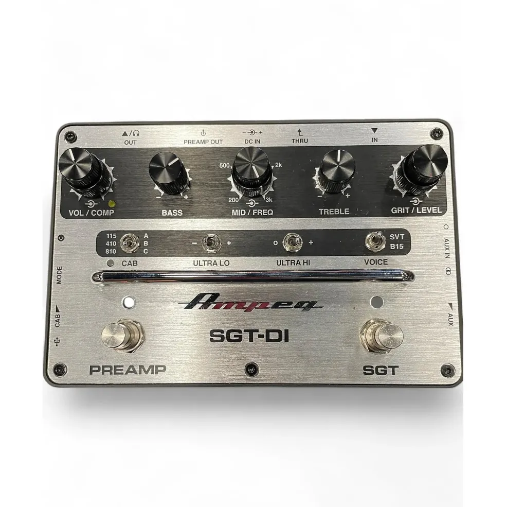 Used Ampeg SGT-DI Bass Effect Pedal