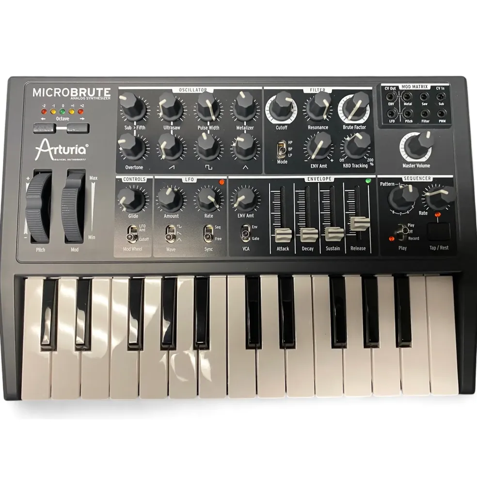 Used Arturia Microbrute Analog Synthesizer