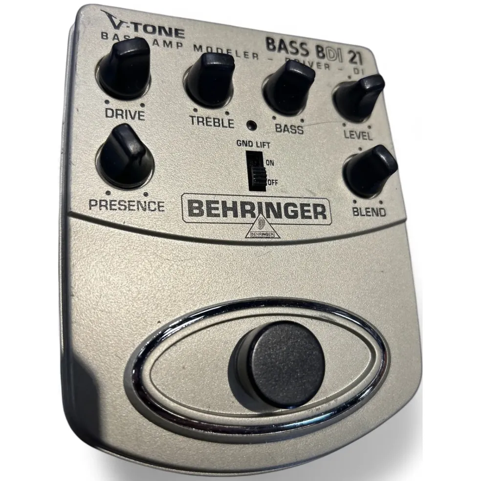 Used Behringer BDI21 V-Tone Bass Driver Bass Effect Pedal