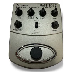 Used Behringer BDI21 V-Tone Bass Driver Bass Effect Pedal