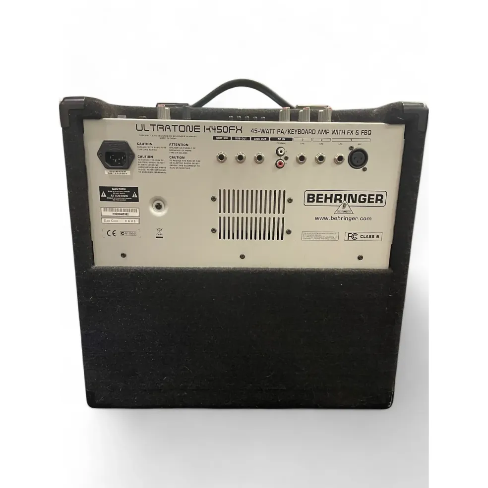 Used Behringer K450FX 45W Keyboard Amp