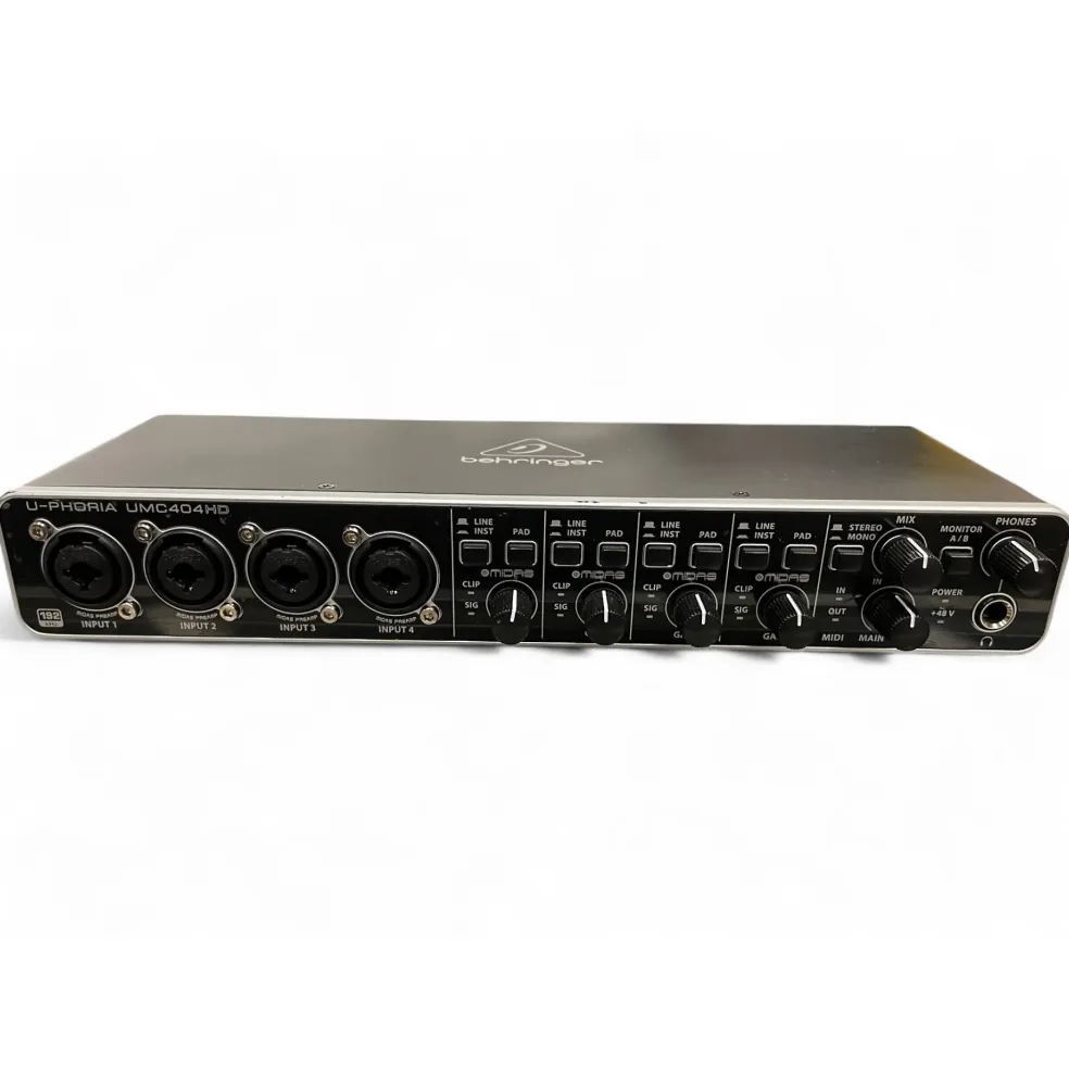 Used Behringer U-Phoria UMC404HD Audio Interface