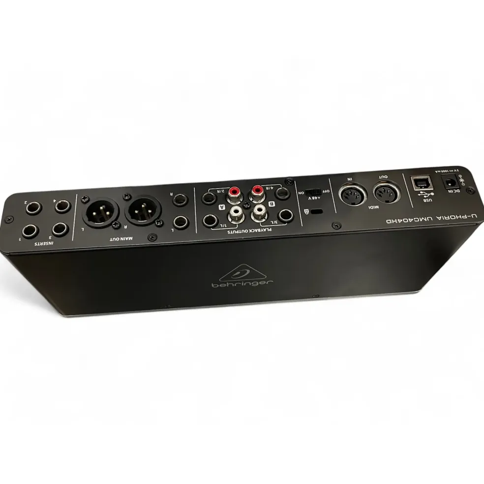Used Behringer U-Phoria UMC404HD Audio Interface